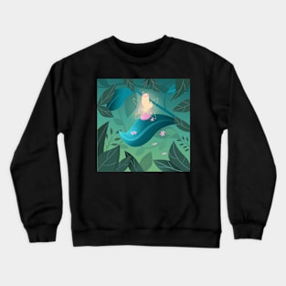 Fairy in the forest Crewneck Sweatshirt